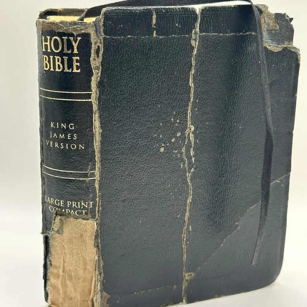Vintage Holman Bible Publishers The Holy Bible KJV Large Print Compact Leather